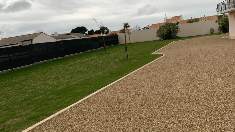 Installation de bordures