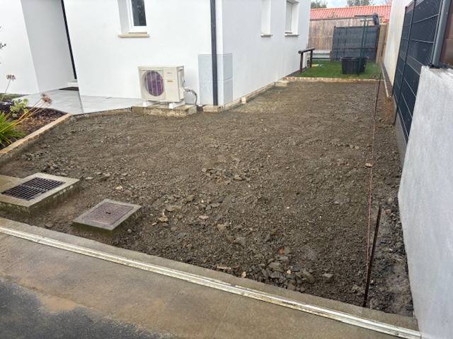 Engazonnement jardin
